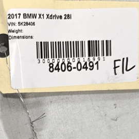 BMW X1 F48 2016-2022 FRONT BUMPER LEFT DRIVER SIDE DEFLECTOR PLATE BRACKET 