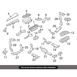 Front Centre Console A/C Air Outlet, Vent Trim Panel Cover Audi A6 2012-201
