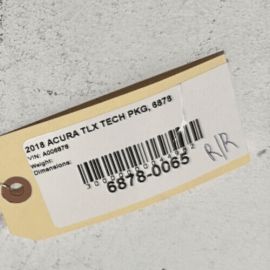 ACURA TLX 2015-2020 FRONT OR REAR RIGHT PASSENGER SIDE DOOR INTERIOR HANDLE OEM