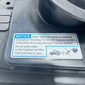 Fuel Filler Pocket Door Lid Flap Cover = NH731P = Honda Civic 2016-2021 OEM