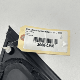 2021-2023 ACURA TLX REAR LEFT DRIVER SIDE QUARTER WINDOW GLASS OEM