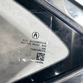 2021-2023 ACURA TLX REAR LEFT DRIVER SIDE QUARTER WINDOW GLASS OEM