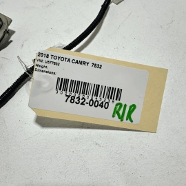 2018 TOYOTA CAMRY LE Belt Receptacle Buckle Rear Right Passenger Seat OEM