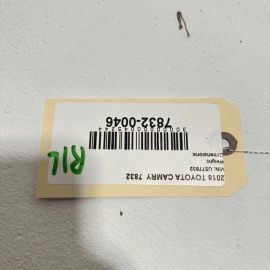 2018 TOYOTA CAMRY LE SEATBELT SEAT BELT BUCKLE REAR LEFT & CENTER SIDE OEM