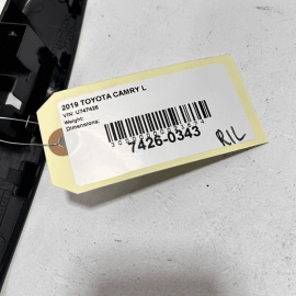 2018-2020 Toyota Camry Rear Left Driver Side Door Window Switch Trim Cover 