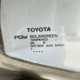 2018-2024 TOYOTA CAMRY LE REAR RIGHT DOOR WINDOW FIXED VENT GLASS OEM