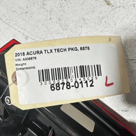 ACURA TLX 2018-2020 REAR LEFT DRIVER SIDE TRUNK LID TAILLIGHT LAMP OEM