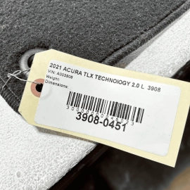 2021-2024 ACURA TLX INTERIOR FLOOR CARPETS MATS MAT SET OF 4 PCS OEM 2021-2024 ACURA TLX INTERIOR FLOOR CARPETS MATS MAT SET OF 4 PCS OEM