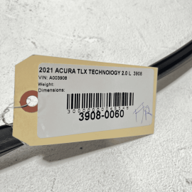 2021 Acura TLX Front Right Passenger Side Door Window Glass Run Channel Seal OEM
