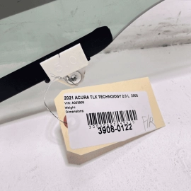 2021-2023 Acura TLX Front Right Passenger Side Door Window Glass OEM 2021-2023 Acura TLX Front Right Passenger Side Door Window Glass OEM