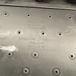 21-23 KIA K5 Rear Right Passenger Side Door Trim Panel & Panel Assembly Doo