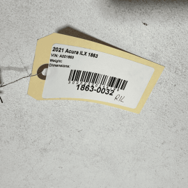 2019-2022 ACURA ILX FRONT OR REAR DRIVER SIDE DOOR INTERIOR HANDLE OEM 1PCS