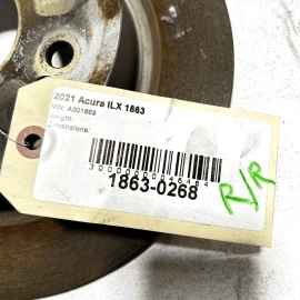 2016-2022 ACURA ILX REAR RIGHT OR LEFT RH / LH SIDE BRAKE DISC ROTOR OEM 1PCS