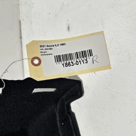 2016 - 2022 ACURA ILX TRUNK RIGHT PASSENGER SIDE QUARTER TRIM COVER PANEL OEM 2016 - 2022 ACURA ILX TRUNK RIGHT PASSENGER SIDE QUARTER TRIM COVER PANEL OEM