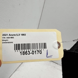 2016 - 2022 ACURA ILX TRUNK LEFT DRIVER SIDE QUARTER TRIM COVER PANEL OEM 2016 - 2022 ACURA ILX TRUNK LEFT DRIVER SIDE QUARTER TRIM COVER PANEL OEM