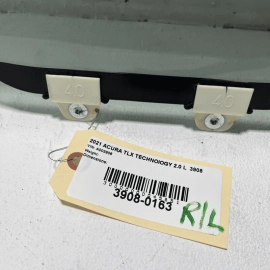 2021-2023 Acura TLX Rear Left Driver Side Door Window Glass OEM