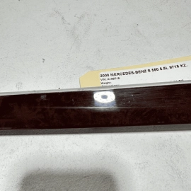 2007-2009 MERCEDES S550 W221 REAR RIGHT PASSENGER SIDE DOOR WOOD TRIM BEZEL OEM