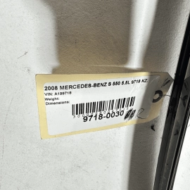 2007-2009 MERCEDES S550 PANORAMIC ROOF RIGHT PASSENGER SIDE TRIM MOLDING OEM