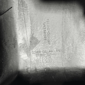 2016-2022 HONDA PILOT LOWER STEERING COLUMN COVER BLACK OEM