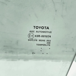 Front Left Side Door Window Glass Toyota Camry 2018-2024 OEM