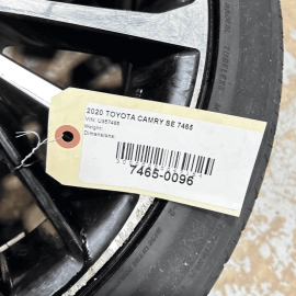 Wheel Alloy Black Chrome 18 Inch W/ Tire 235 45 18 Toyota Camry SE 2018-2020 OEM