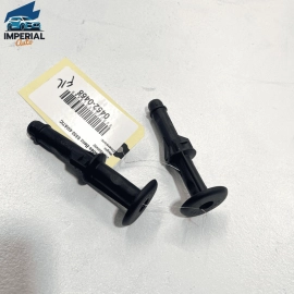 10-13 MERCEDES W221 S550 FRONT RIGHT OR LEFT SEAT HEADREST GUIDE INSERT SET