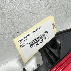 2018 - 2020 TOYOTA CAMRY REAR RIGHT PASSENGER SIDE INNER TAILLIGHT LAMP OEM