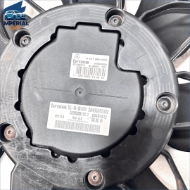 DAMAGED ! 2007-2011 Mercedes W221 S550 Engine Cooling Fan Motor Assembly OE