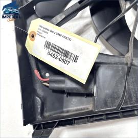 DAMAGED ! 2007-2011 Mercedes W221 S550 Engine Cooling Fan Motor Assembly OE
