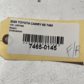 2018 - 2023 TOYOTA CAMRY FRONT RIGHT PASSENGER SIDE DOOR LOCK LATCH ACTUATOR OEM
