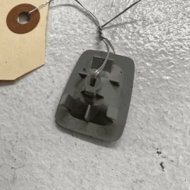 2007 - 2013 MERCEDES-BENZ W221 S550 Plastic Socket Cover Gray OEM