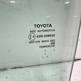 2018-2024 TOYOTA CAMRY SE DOOR GLASS WINDOW REAR LEFT DRIVER SIDE OEM