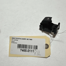 2015-21 TOYOTA CAMRY SE REAR OR FRONT LEFT OR RIGHT SIDE DOOR WINDOW SWITCH OEM 2015-21 TOYOTA CAMRY SE REAR OR FRONT LEFT OR RIGHT SIDE DOOR WINDOW SWITCH OEM