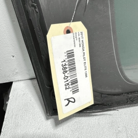 2016-2018 HONDA PILOT REAR RIGHT PASSENGER SIDE DOOR QUARTER GLASS WINDOW OEM