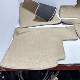 2007-2013 MERCEDES-BENZ S550 W221 FRONT & REAR FLOOR MAT SET OF 4 BEIGE OEM