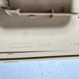 2007-2013 MERCEDES S550 W221 REAR RIGHT SIDE DOOR INTERIOR HANDLE TRIM PLATE OEM
