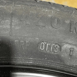 AUDI A8 L EMERGENCY SPARE TIRE WHEEL CONTINENTAL 145 80 R19 OEM 2011 - 2018