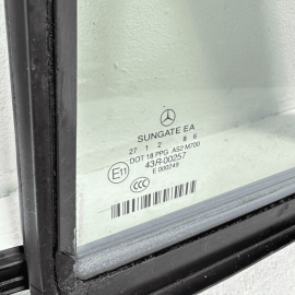 2007-2013 MERCEDES S550 W221 REAR LEFT DRIVER SIDE DOOR QUARTER WINDOW GLASS OEM