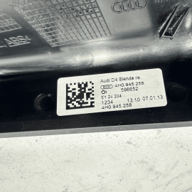 Rear Right Side Taillight Lamp Lower Trim Cover Audi A8 2011-2014 OEM