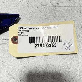 ACURA TLX 18-19 REAR PASSENGER SIDE DOOR EXTERIOR HANDLE COVER CAP OEM *B575P*