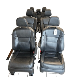 HONDA PILOT 2016-2018 FRONT & 2ND & 3ND ROW SEAT FULL SET BLACK LEATHER OEM