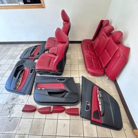 ACURA TLX A-SPEC SEAT & DOOR TRIMS FULL SET MADDER RED LEATHER OEM 2018-2020