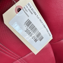 ACURA TLX A-SPEC SEAT & DOOR TRIMS FULL SET MADDER RED LEATHER OEM 2018-2020