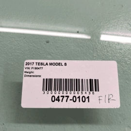 2012 - 2020 Tesla Model S Front Right Passenger Side Door Window Glass OEM