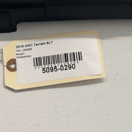 GMC TERRAIN 2018-2023 FRONT PASSENGER SIDE A/C HEATER CABIN AIR INTAKE COVE