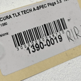 ACURA TLX 2015-2020 REAR RIGHT PASSENGER SIDE DOOR UPPER HINGE OEM =NH731PX=