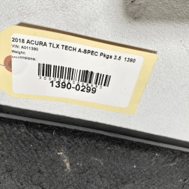 Trunk Lid Spare Floor Cargo Carpet Panel Board Cover Acura TLX 2018-2020 OEM