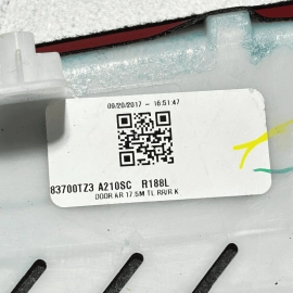 2018-2020 ACURA TLX A-SPEC REAR RIGHT PASSENGER SIDE DOOR PANEL ARMREST PAD OEM