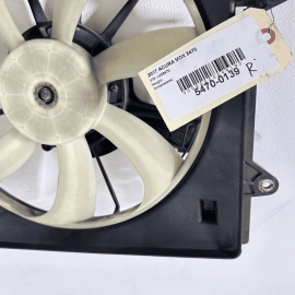 2014-2020 ACURA MDX FRONT PASSANGER SIDE RADIATOR COOLING FAN MOTOR & SHROUD OEM