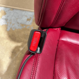 2018-2020 ACURA TLX A-SPEC FRONT LEFT DRIVER SIDE SEAT RED LEATHER OEM
